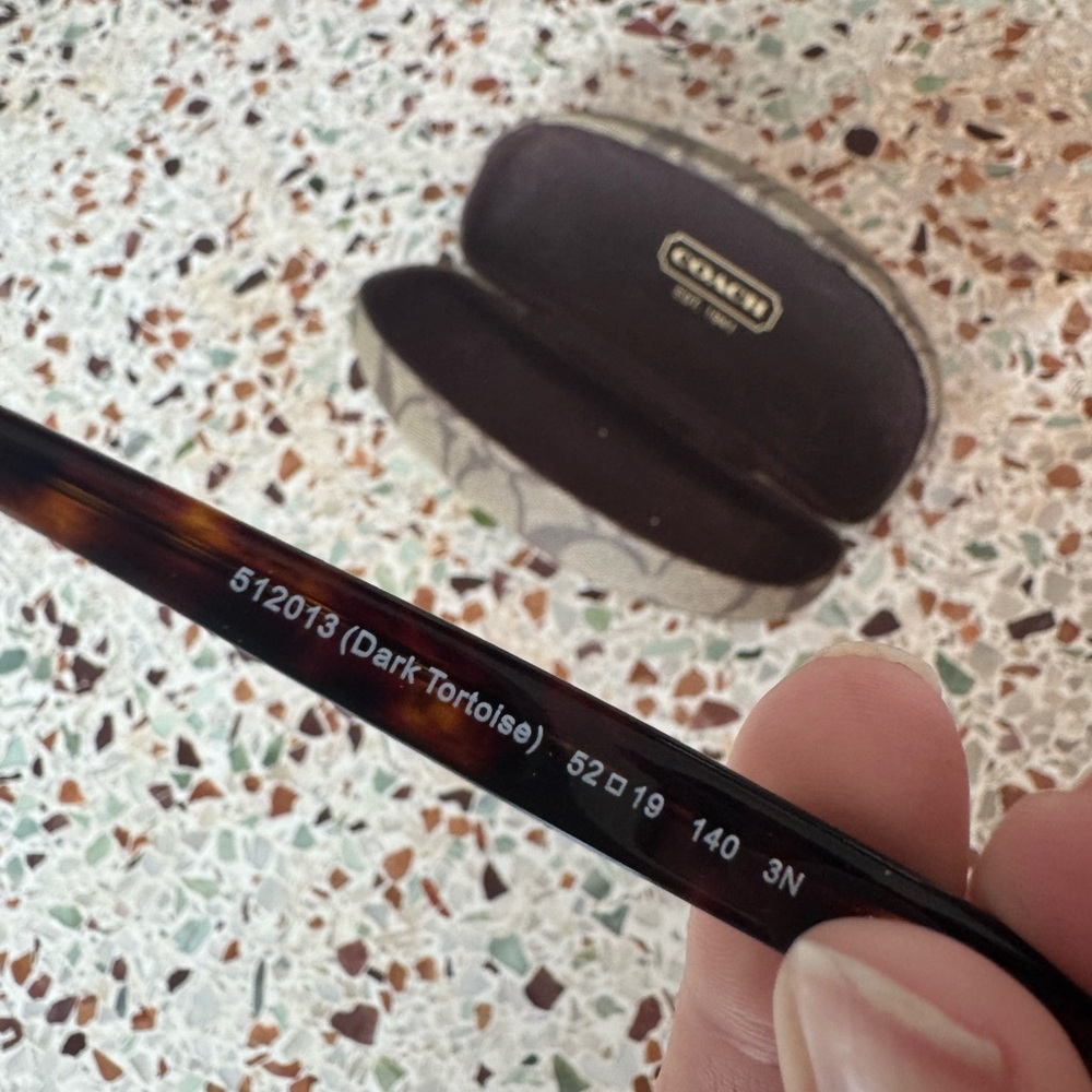 Coach Tortoise Shell Sunglasses - Picture 6 of 7